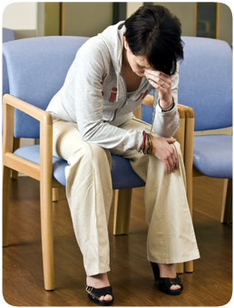 Person showing signs of fatigue